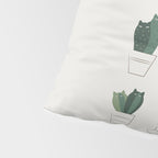 Cat and Plant 20: Cattus Pillow Sham Gallery Image 4