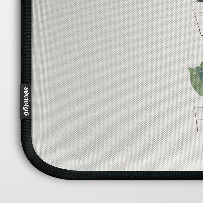 Cat and Plant 20: Cattus Laptop Sleeve Gallery Image 3