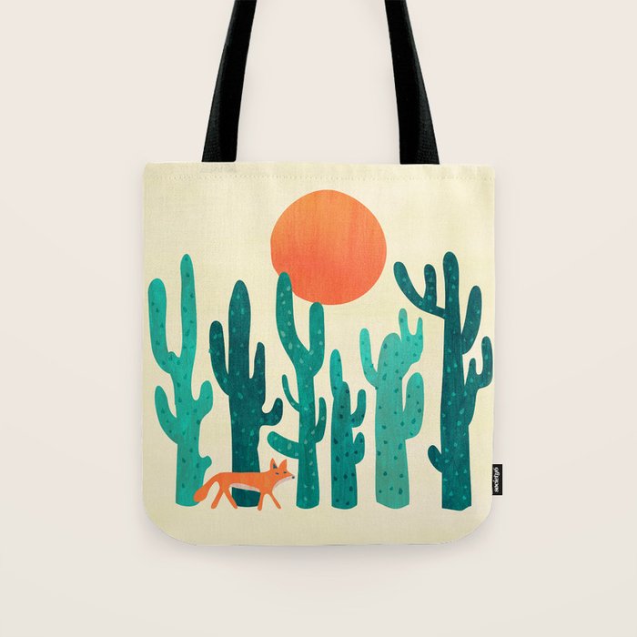 Desert fox Tote Bag Gallery Image 1