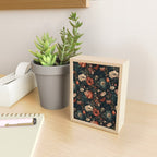 Vintage Aesthetic Beautiful Flowers, Nature Art, Dark Cottagecore Plant Collage - Flower Mini Art Print Gallery Image 2