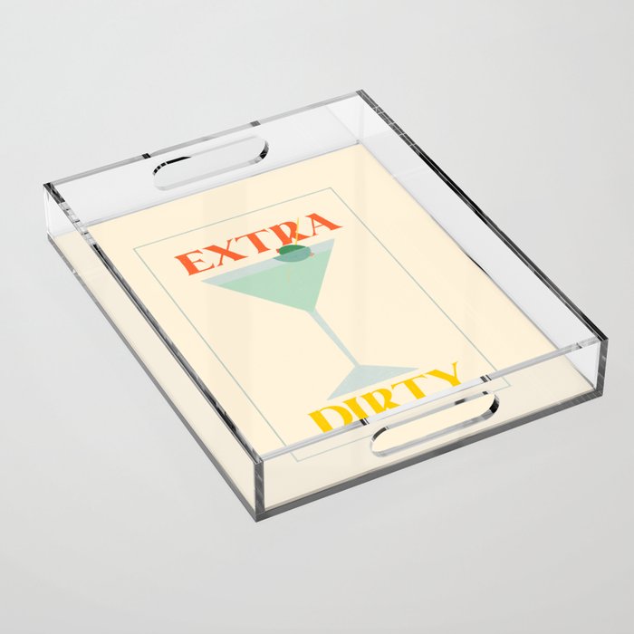 Extra Dirty Martini Acrylic Tray Gallery Image 1