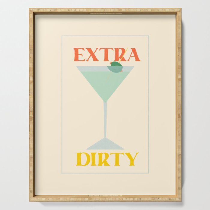 Extra Dirty Martini Serving Tray Gallery Image 1
