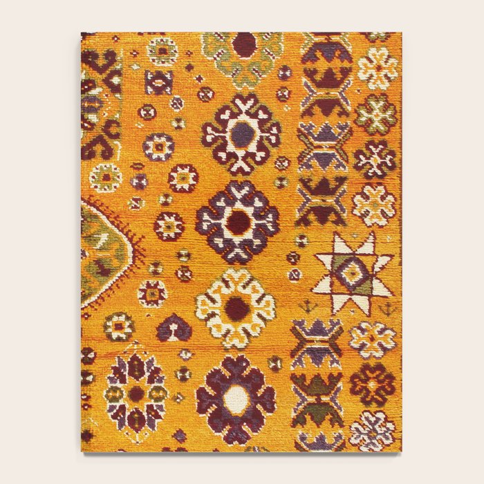 Camel Ochre Antique Colorful Moroccan Rug Print Notebook Gallery Image 4