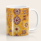 Camel Ochre Antique Colorful Moroccan Rug Print Coffee Mug Gallery Image 1