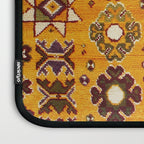 Camel Ochre Antique Colorful Moroccan Rug Print Laptop Sleeve Gallery Image 3