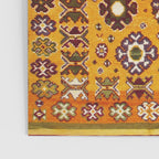 Camel Ochre Antique Colorful Moroccan Rug Print Poster Gallery Image 3