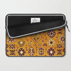 Camel Ochre Antique Colorful Moroccan Rug Print Laptop Sleeve Gallery Image 2