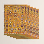 Camel Ochre Antique Colorful Moroccan Rug Print Wrapping Paper Gallery Image 3