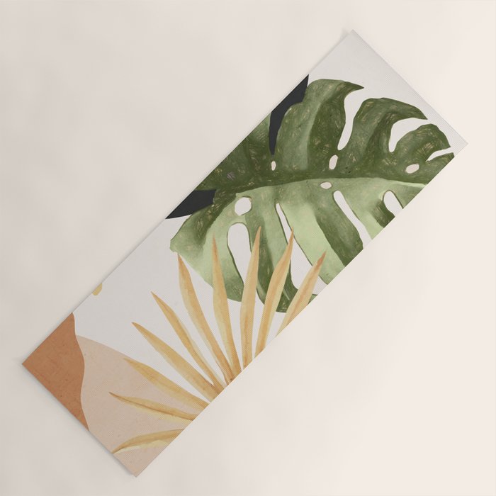Abstract Art Tropical Leaves 22 Yoga Mat Gallery Image 1