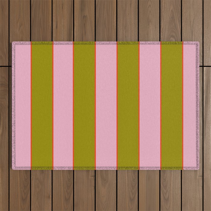 Abstration_GEOMETRIC_RIBBON_STRIPE_LINE_GIFT_LOVE_POP_0930 Outdoor Rug Gallery Image 1