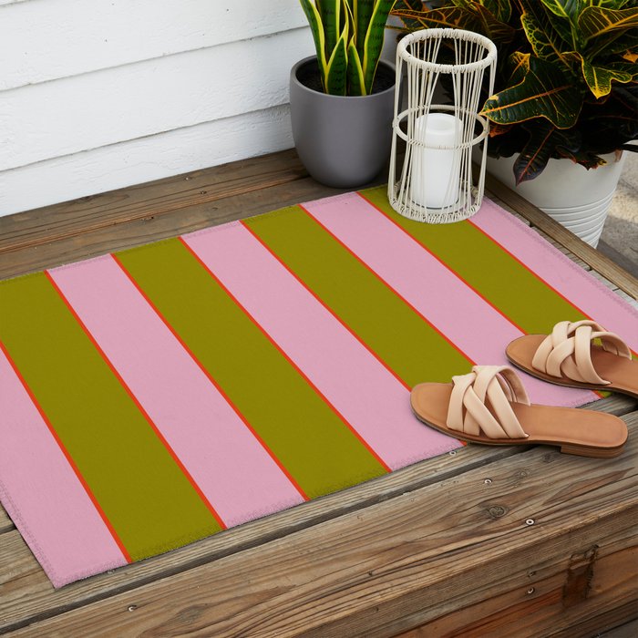 Abstration_GEOMETRIC_RIBBON_STRIPE_LINE_GIFT_LOVE_POP_0930 Outdoor Rug Gallery Image 2