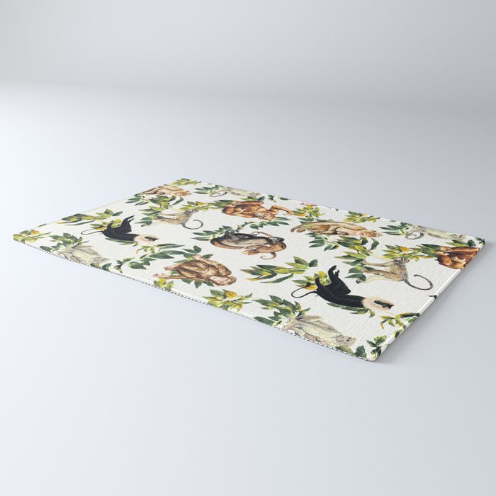 Monkeys, orangutans and more Rug Gallery Image 3