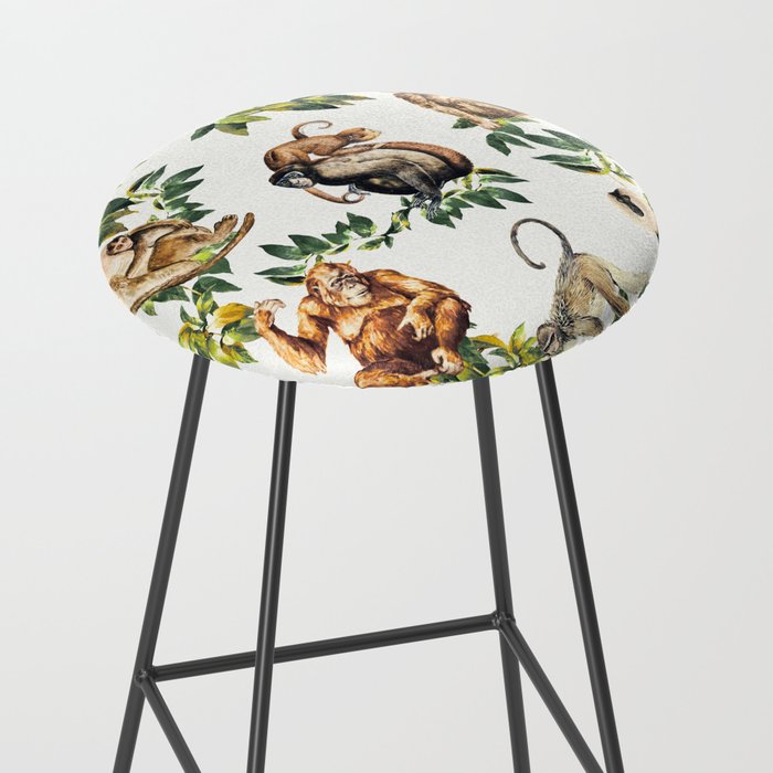 Monkeys, orangutans and more Stool Gallery Image 2