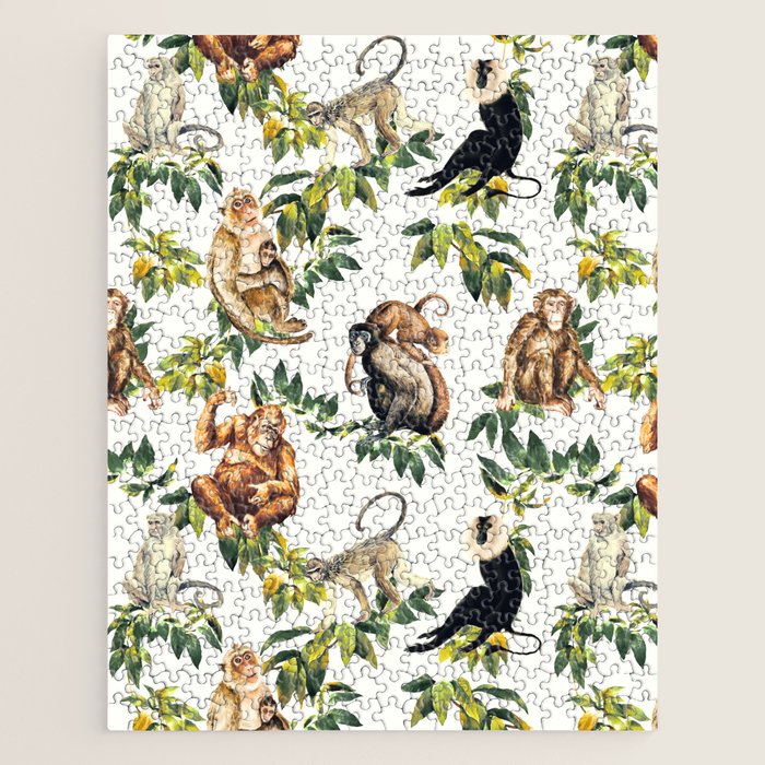 Monkeys, orangutans and more Jigsaw Puzzle Gallery Image 1