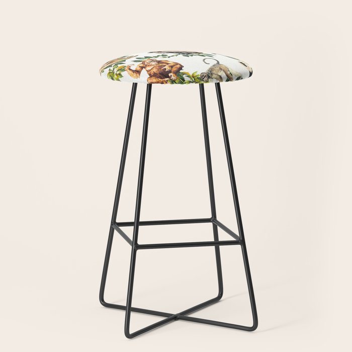 Monkeys, orangutans and more Stool Gallery Image 1