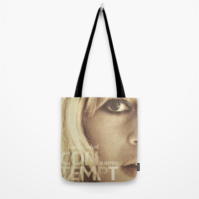 Brigitte Bardot, Contempt, movie poster, Le Mepris, Jean-Luc Godard, Fritz Lang, Tote Bag Gallery Image 2