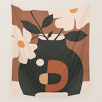 Geometric Blossom 2 Wall Tapestry Gallery Image 4