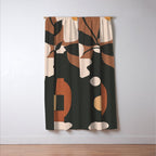 Geometric Blossom 2 Window Curtain Gallery Image 3