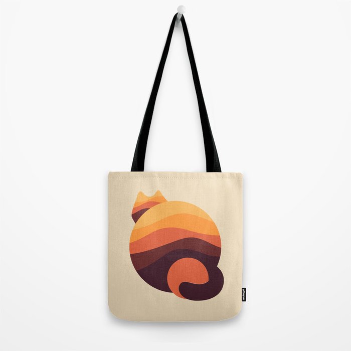 Cat Landscape 167 Tote Bag Gallery Image 2