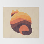 Cat Landscape 167 Throw Blanket Gallery Image 2