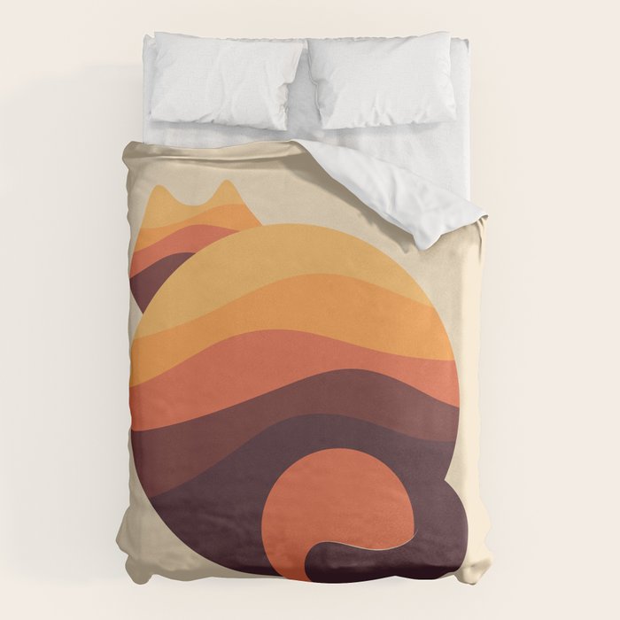 Cat Landscape 167 Duvet Cover Gallery Image 1