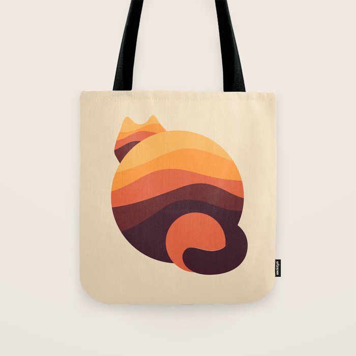 Cat Landscape 167 Tote Bag Gallery Image 1