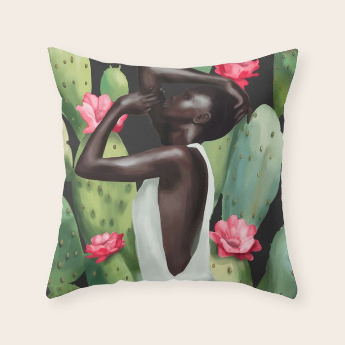 Thorns and Grace 2 Throw Pillow Gallery Image 1