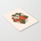Sweet Summer Strawberries and Blossoms Notebook Gallery Image 2