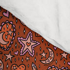 Love Witch Print in Red Comforter Gallery Image 4