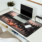 Alpenglow - Mountain Reflection - Nature Photography Desk Mat Gallery Image 2