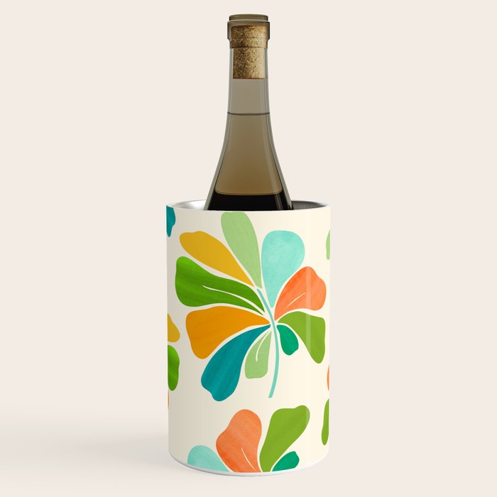 Whimsical Tropical Leaf Wine Chiller Gallery Image 1