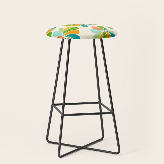Whimsical Tropical Leaf Stool Gallery Image 1