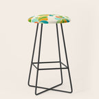 Whimsical Tropical Leaf Stool Gallery Image 1