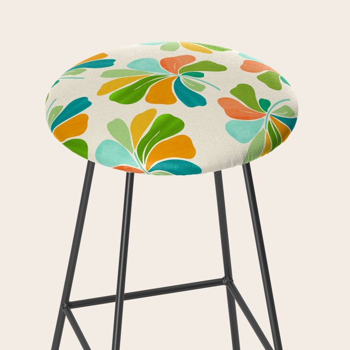 Whimsical Tropical Leaf Stool Gallery Image 2