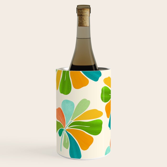 Whimsical Tropical Leaf Wine Chiller Gallery Image 2