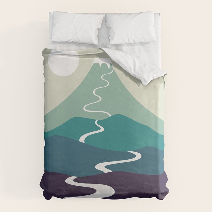 Cat Landscape 80 Duvet Cover Gallery Image 1