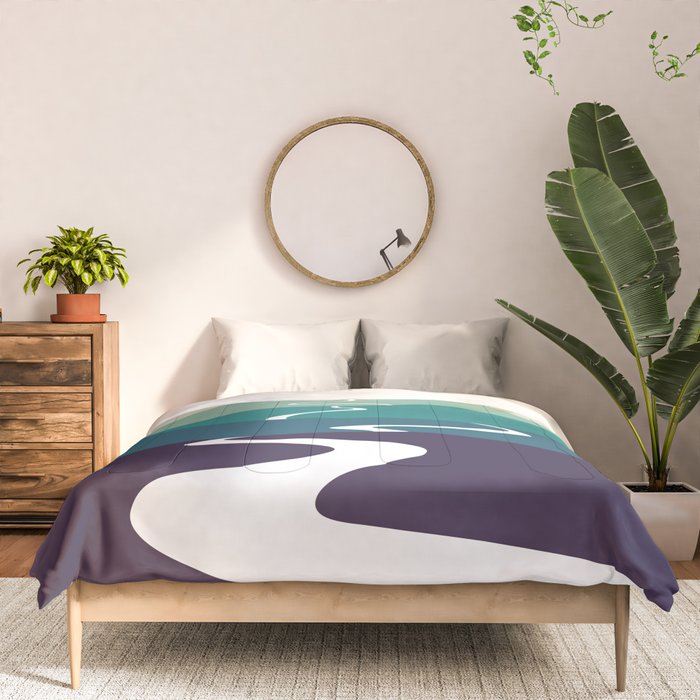 Cat Landscape 80 Comforter Gallery Image 3