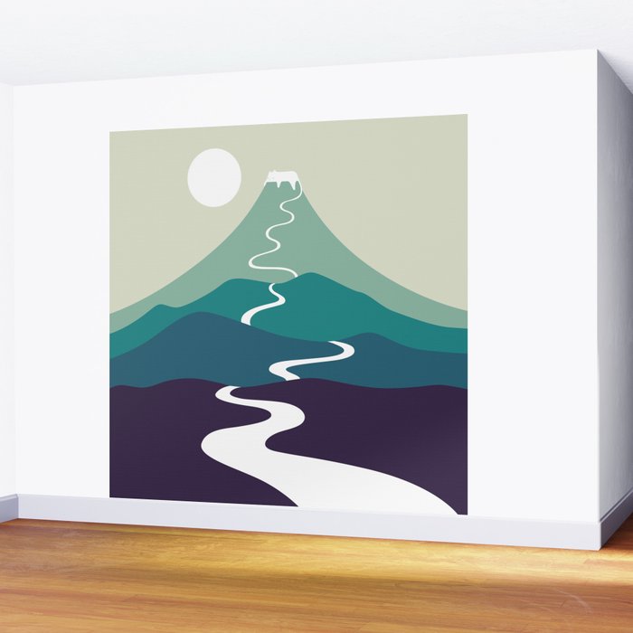 Cat Landscape 80 Wall Mural Gallery Image 2