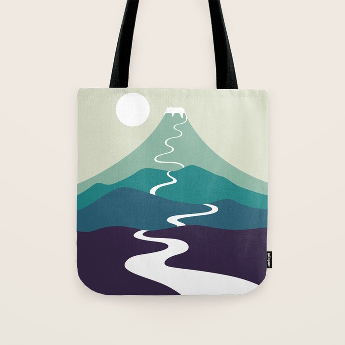 Cat Landscape 80 Tote Bag Gallery Image 1