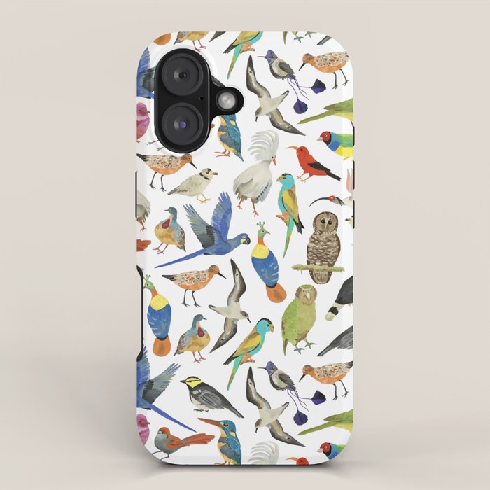 Endangered Birds Around the World iPhone Case