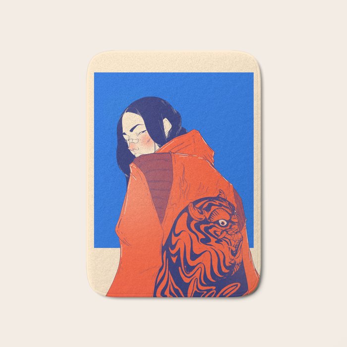 Tiger jacket Bath Mat Gallery Image 1