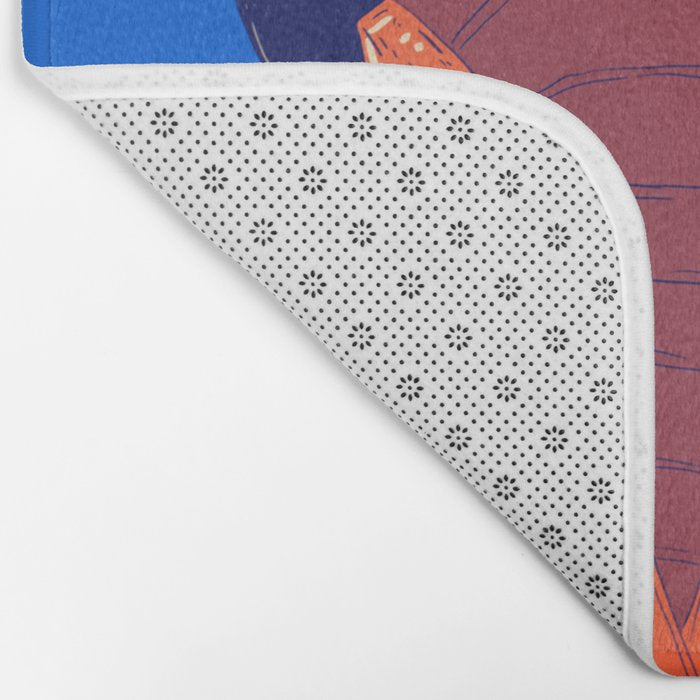 Tiger jacket Bath Mat Gallery Image 2