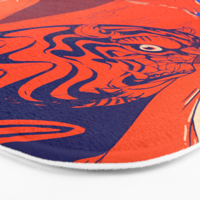 Tiger jacket Bath Mat Gallery Image 3