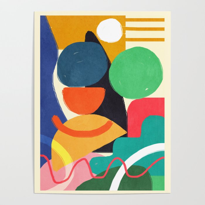 Modern Abstract Shape 03 Poster Gallery Image 1