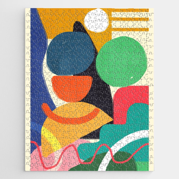 Modern Abstract Shape 03 Jigsaw Puzzle Gallery Image 1