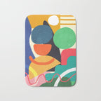 Modern Abstract Shape 03 Bath Mat Gallery Image 1