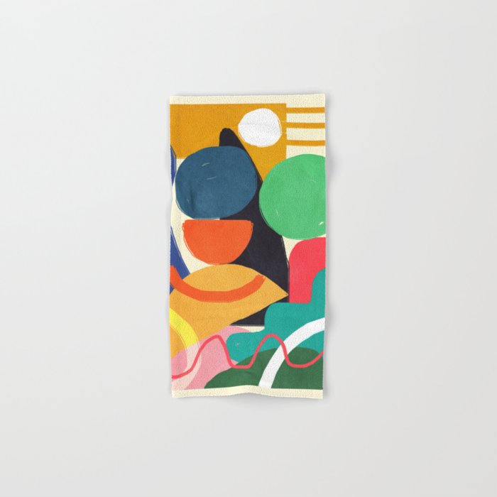 Modern Abstract Shape 03 Bath Towel Gallery Image 1
