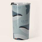 Blue Whale, Wildlife of Antarctica Travel Mug Gallery Image 3