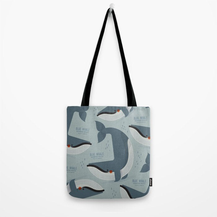 Blue Whale, Wildlife of Antarctica Tote Bag Gallery Image 2