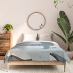 Blue Whale, Wildlife of Antarctica Comforter Gallery Image 3